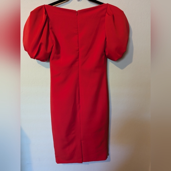 Rubber Ducky Productions red formal or casual dress. NWT Size Small - Picture 2 of 5